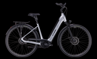 CUBE SUPREME RT HYBRID SLX 625 Polarsilver'n'Black Trekking eBike S