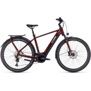 CUBE TOURING HYBRID EXC 625 Red'n'White Trekking eBike S