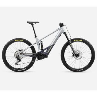 ORBEA WILD M20 2024 Fully MTB eBike Halo Silver-Tanzanite Carbon View (matt)