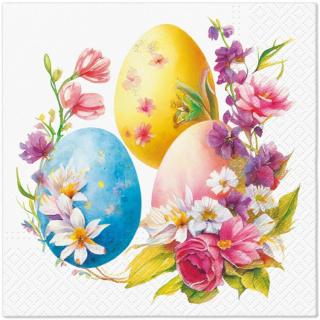 Egg Bouquet papírszalvéta 33x33cm, 20 db-os