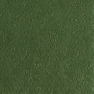 Elegance dark green papírszalvéta 40x40cm, 15db-os
