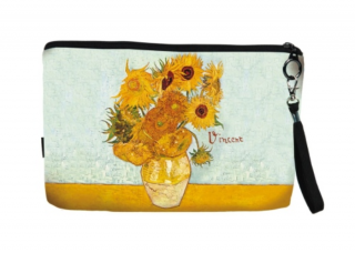 FRI.19377 Kozmetikai táska 25x3x17cm,Van Gogh:Napraforgók