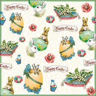 Húsvéti szalvéta 33x33cm, 20db-os Easter Banner