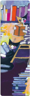 Könyvjelző 5x16cm, Rosina Wachtmeister: Bibliotheca