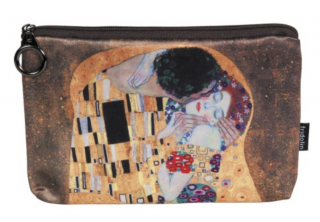 Kozmetikai táska 19x2,5x13cm, Klimt: The Kiss