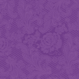 Lace Embossed purple papírszalvéta 25x25cm, 15db-os