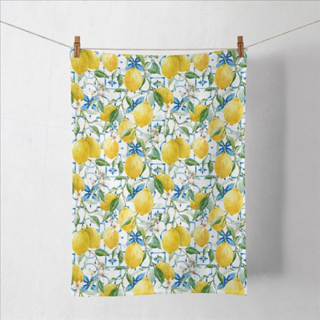 Mediterranean lemons konyharuha 50x70cm