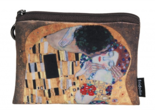 Mini pénztárca 12x1,5x10cm, Klimt: The Kiss