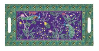 Műanyag tálca - 40x19cm - Atmosphere, Imperial Peacock