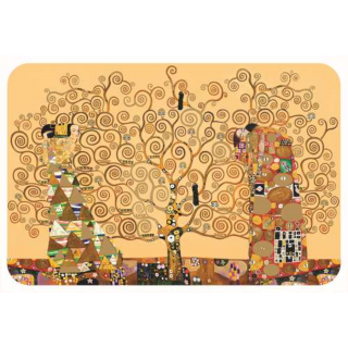 Műanyag tányéralátét - Klimt: Életfa / The Kiss / Beteljesülés