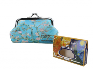 Műbőr pénztárca 20x10x10 cm, Van Gogh: Mandulavirágzás