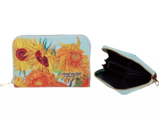 Műbőr pénztárca - Van Gogh: Napraforgók