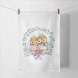 Owl couple in love konyharuha 50x70cm