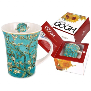 Porcelán bögre - 350ml - Van Gogh: Mandulavirágzás