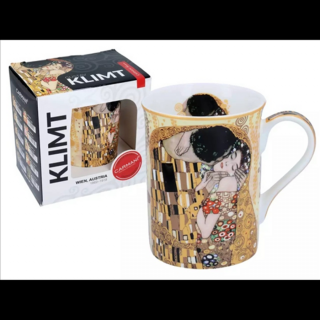 Porcelán bögre - 360ml - Klimt: A csók