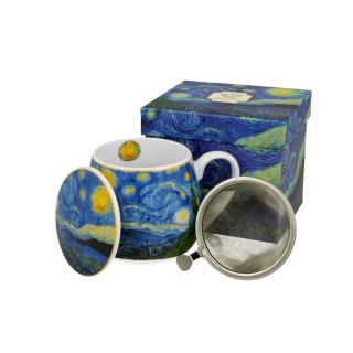 Porcelán bögre szett- 430ml - Van Gogh: Csillagos éj