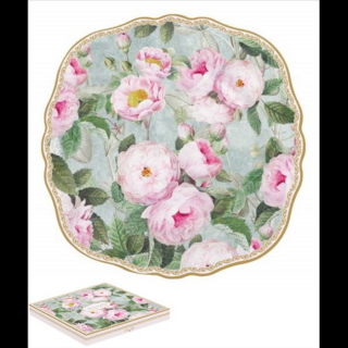Porcelán desszertes tányér - 20cm - Roses in Bloom