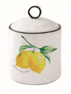 Porcelán konyhai tároló 10,5x15,5cm, Amalfi