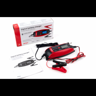 AMiO digitális akkumulátor töltő 6V/12V - 2A/4A - DVL DBC-4A HB-ZN04 02088
