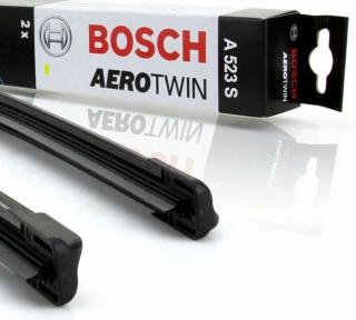 BMW 5 (F10) Sedan és (F11) Kombi 2010.03 - 2016.12 első ablaktörlő lapát készlet méretpontos gyári csatlakozós Bosch  3397007523  A523S