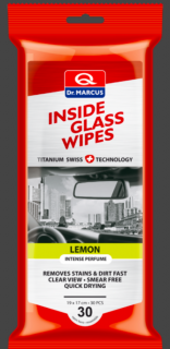 Dr. Marcus belső üvegtisztító nedves törlőkendő citrom illattal, 30 db-os kiszerelés DRM237