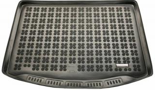 FORD KUGA   II  2012 - 2019-ig  méretpontos felső fekete gumi csomagtértálca (a mélyíthető padló felső részére) szükség, mankó pótkerékkel vagy defektjavító készlettel szerelt típusokhoz, 230457