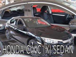 Honda Civic 4 ajtós/Sedan első+hátsó légterelő 2017-től, 4 db-os készlet 17182