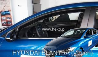 Hyundai Elantra 4 ajtós első légterelő 2016-tól, 2 db-os készlet 17286