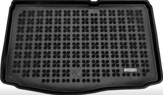 HYUNDAI I20 2014 - től méretpontos alsó gumi csomagtértálca fekete színben, Premium, Comfort felszereltséggel a mélyíthető padló aljára, 230636