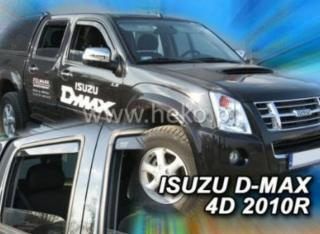 ISUZU D-Max 4 ajtós első+hátsó szélterelő/légterelő 2006-2012, 4 db-os készlet 34003