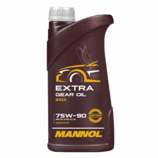 MANNOL 75W-90 EXTRA Getriboel, szintetikus váltó olaj, hajtómű olaj 1 literes 8103