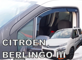 Opel Combo E / Citroen Berlingo III / Peugeot Partner III / Rifter 4 és 5 ajtós 2018-tól / Toyota ProAce City 4 és 5 ajtós 2019-től légterelő, 2 db-os készlet 25403