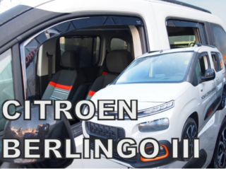 Opel Combo E / Citroen Berlingo III / Peugeot Rifter 5 ajtós 2018-tól / Toyota ProAce City 2019-től első+hátsó légterelő, 4 db-os készlet 25404