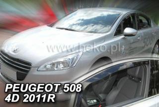 PEUGEOT 508 Sedan/Limuzin és SW/Kombi első ajtókra légterelő 2011-től, 2 db-os készlet  26143