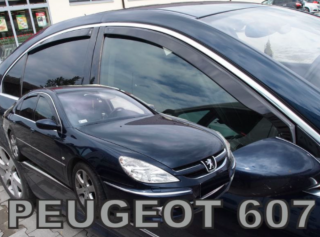 PEUGEOT 607 első+hátsó szélterelő, légterelő oldalablakokra 1999-2010, 4 db-os készlet 26161