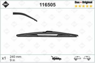 Renault Megane II 3 és 5 ajtós 2002.09 - 2008.10 hátsó ablaktörlő lapát SWF/Valeo 116505