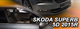 SKODA SUPERB III 5 ajtós, Liftback és Combi, kombi 2015-től első légterelő, szélterelő készlet, 2 db-os 28345