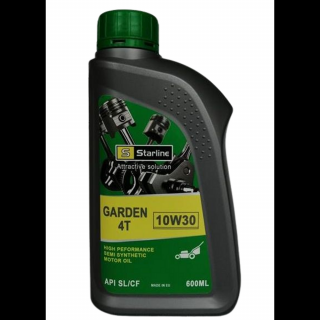 Starline Garden 4T SAE 10W30 kertigép, kisgép rész-szintetikus motorolaj 600 ml