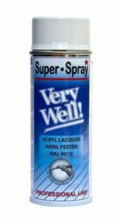 Very Well fényes fehér akril festék spray 400ml RAL9010   110382