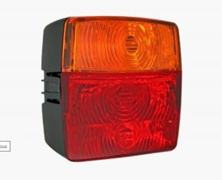 WESEM LT4 típusú utánfutó, pótkocsi, teherautó hátsó lámpa, jelzőlámpa, rendszámvilágítással vagy anélkül LT4.52100 / LT4.52110