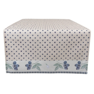 Áfonya mintás pamut asztali futó - 50x140cm - Blueberry Fields