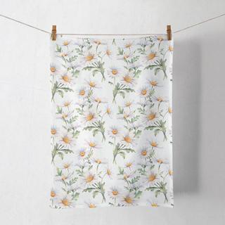 Beautiful daisies white konyharuha 50x70cm