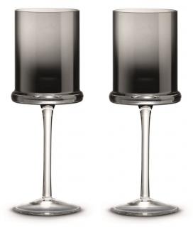 Borospohár színes üvegből - 270ml - Smoke Grey