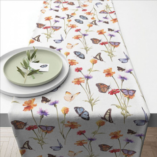 Butterfly garden asztali futó 40x150cm