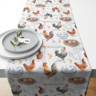 Chicken Farm asztali futó - 40x150cm