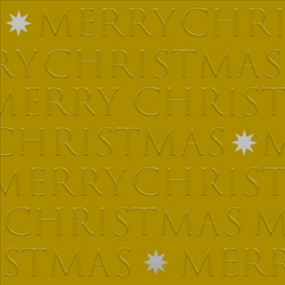 Christmas letters gold dombornyomott papírszalvéta 33x33cm, 20db-os