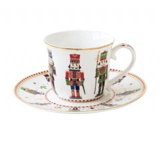 Diótörő karácsonyi porcelán teás csésze szett - 200ml - Nutcrackers