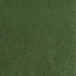 Elegance dark green papírszalvéta 33x33cm, 15db-os