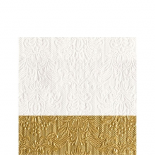 Elegance Dip Gold papírszalvéta 25x25 cm, 20 db-os