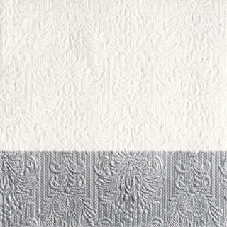 Elegance Dip Silver papírszalvéta 33x33 cm, 20 db-os